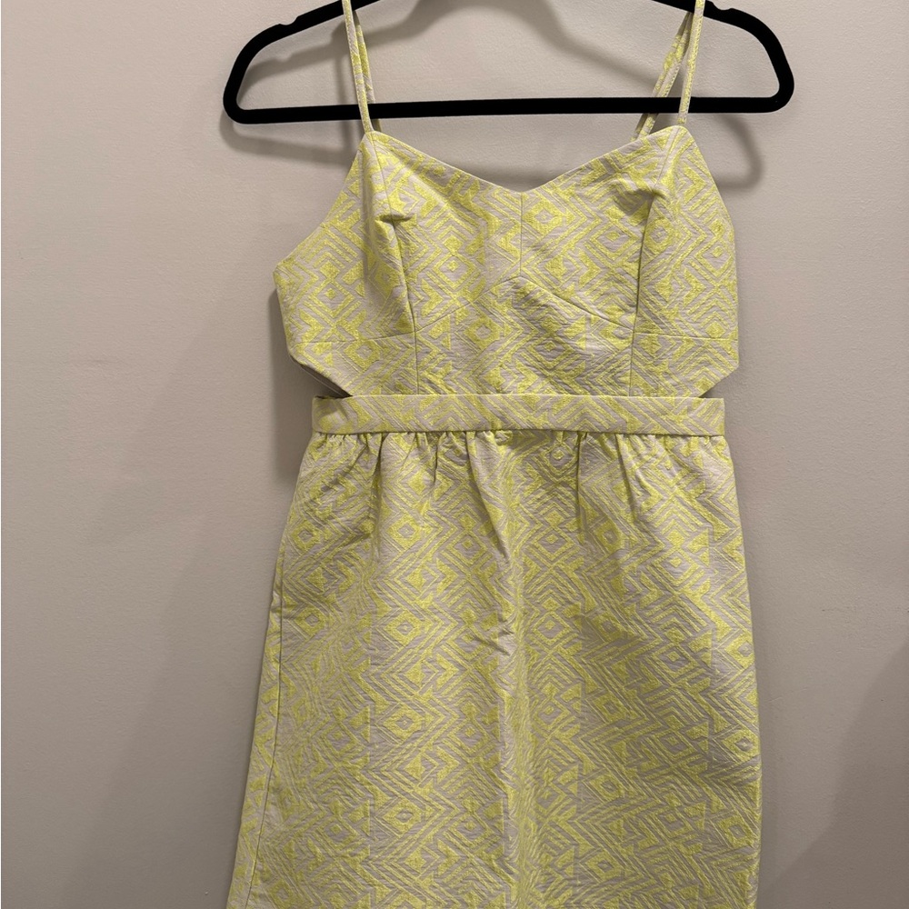 American Eagle Yellow Patterned Dress